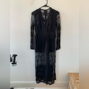 Love Island Style Embroidered Dress